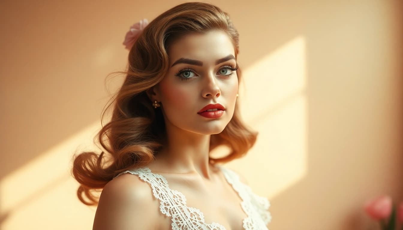 View the captivating Varga Girl artwork inspired by https://www.esquirevargas.com in vintage pin-up style.