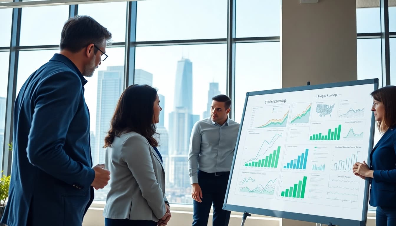 Generate business growth insights through a team collaboration session.
