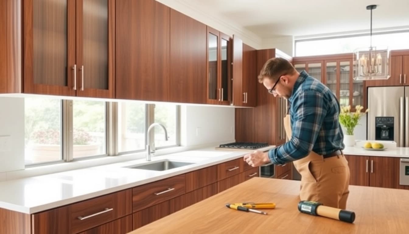 Cabinet Refacing Saint Petersburg FL featuring beautifully updated cabinets and professional craftsmanship in a modern kitchen.