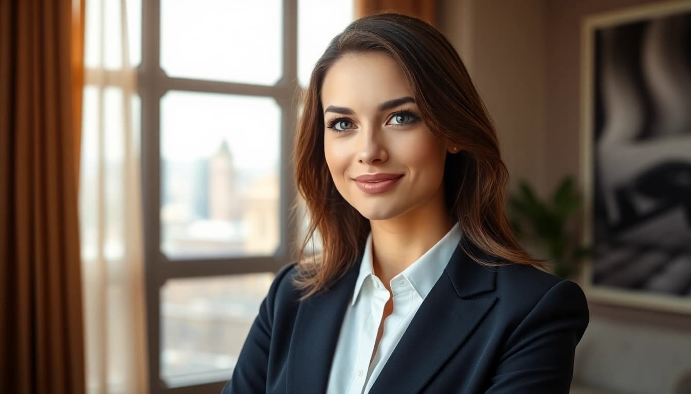Portrait photographer in Milan captures a professional headshot, showcasing the essence of the subject.