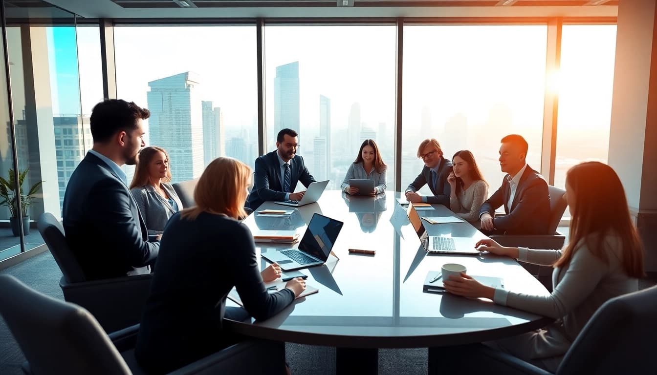 Engage with professional services at https://fidelitycorporate.com through strategic business meetings.