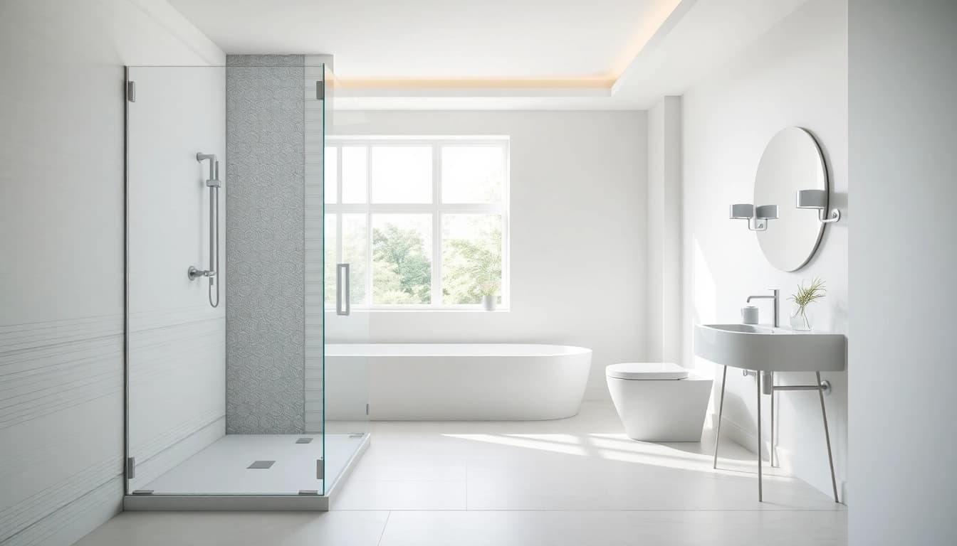 Experience elegant showers uk in a modern bathroom setting that exudes luxury and sophistication.