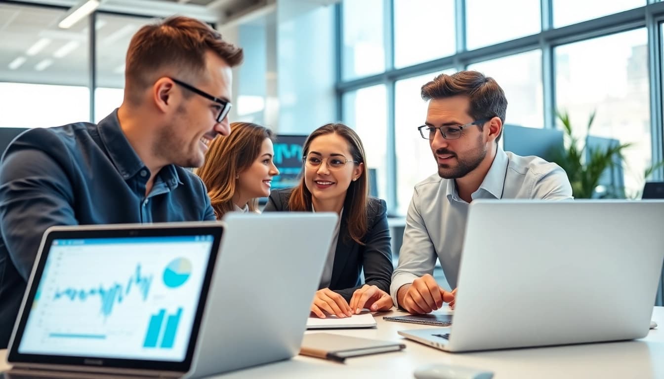 Enhance your business with managed IT services near me in a professional office environment.