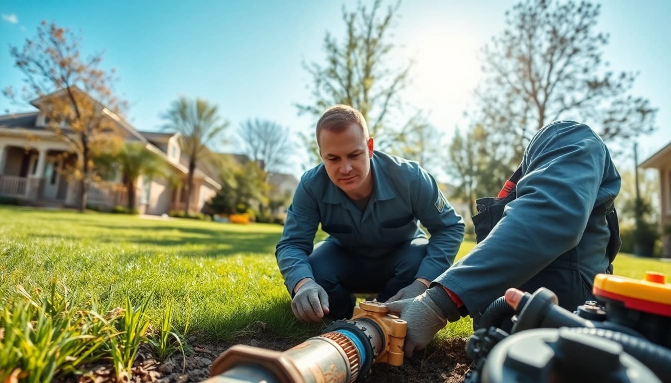 Plumber assessing sewer lines in Durham to ensure effective sewer repair durham services.