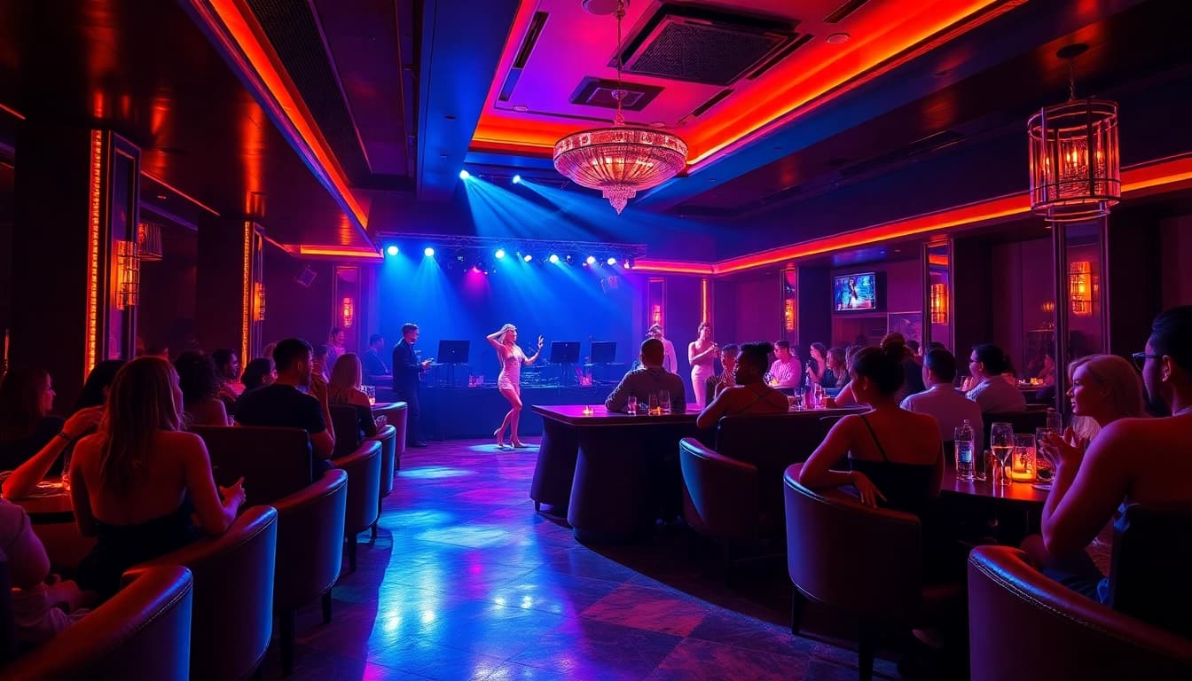 Club sxm nightlife scene showcasing vibrant energy, intimate atmosphere, and stunning performances at Club Noir.