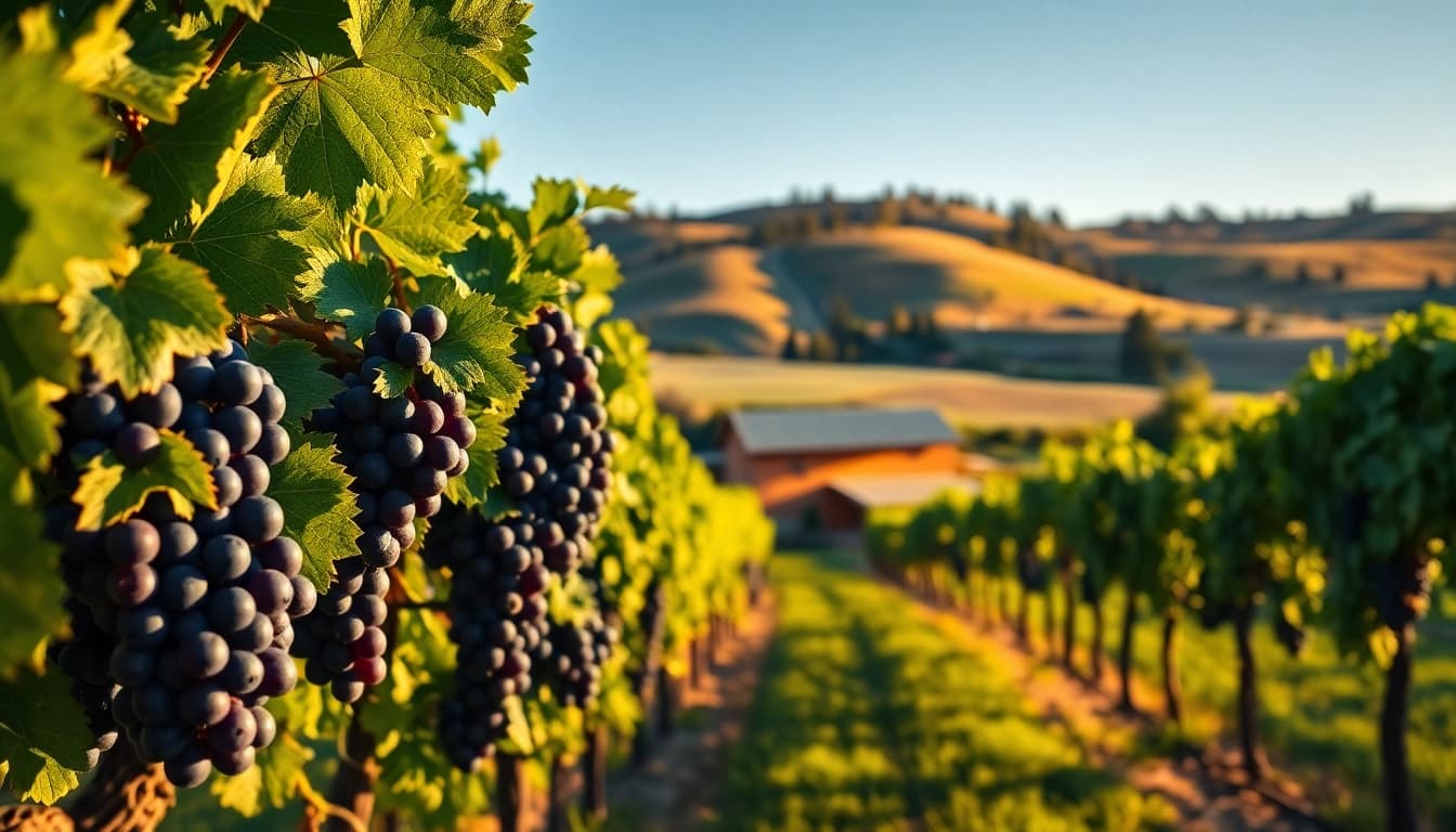 Experience the vibrant atmosphere at Sacramento Wineries with beautiful vineyards and tasting rooms.