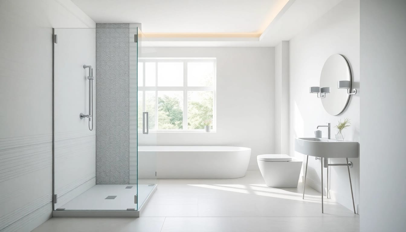 Experience elegant showers uk in a modern bathroom setting that exudes luxury and sophistication.