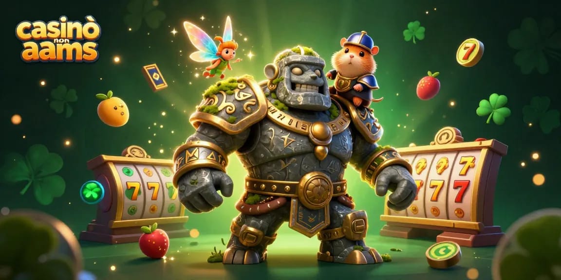 I casinò non AAMS offrono un'avventura senza precedenti con un golem magico, una fata incantata e un coraggioso cavaliere.