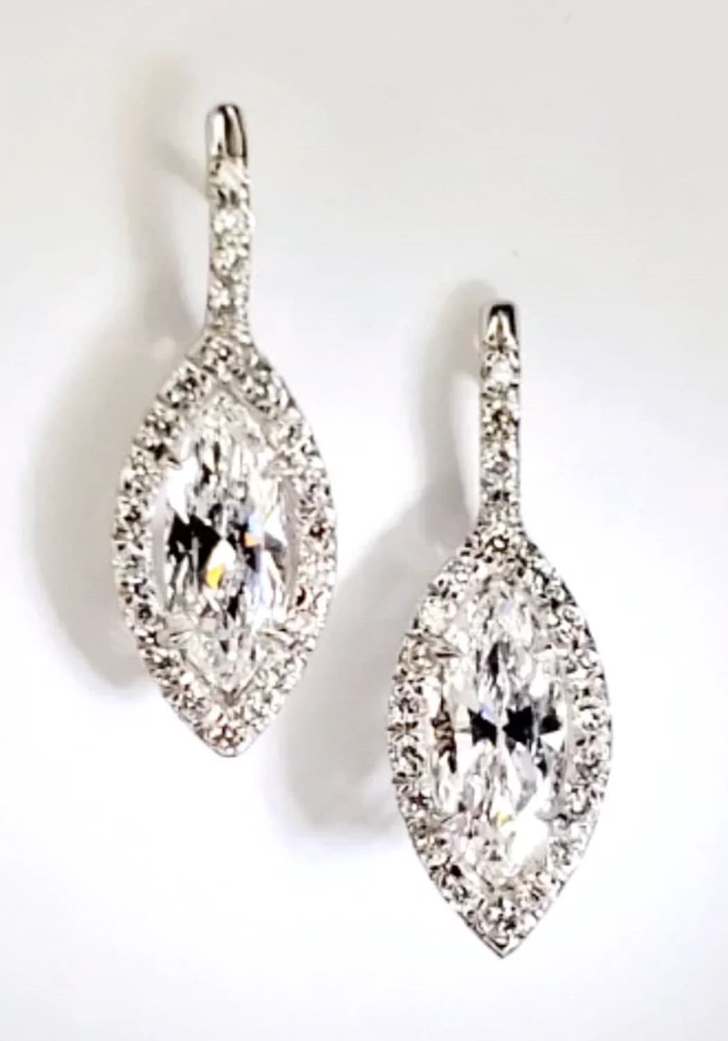 Helix Earrings by Cervin Blanc | Modern Diamond Elegance