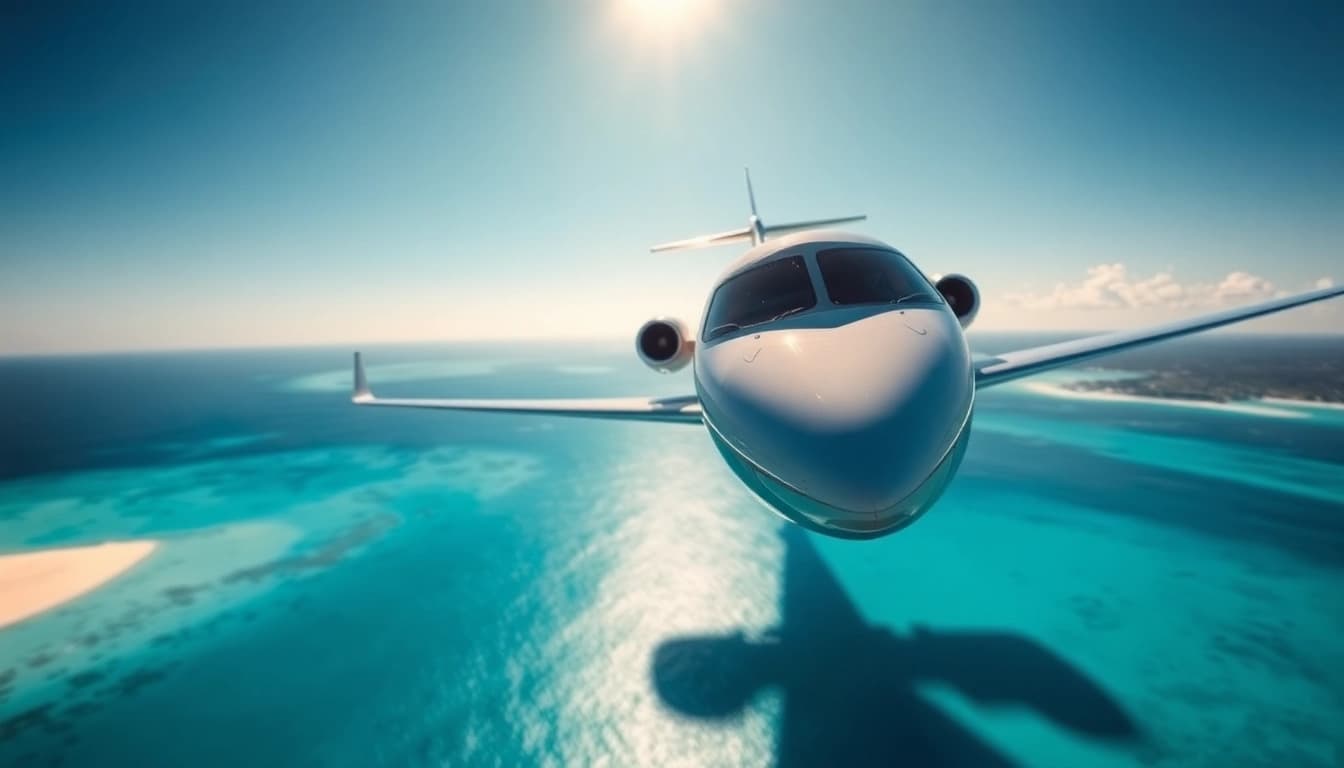Experience unparalleled luxury with https://flymarquis.com private jet soaring over pristine coastlines.