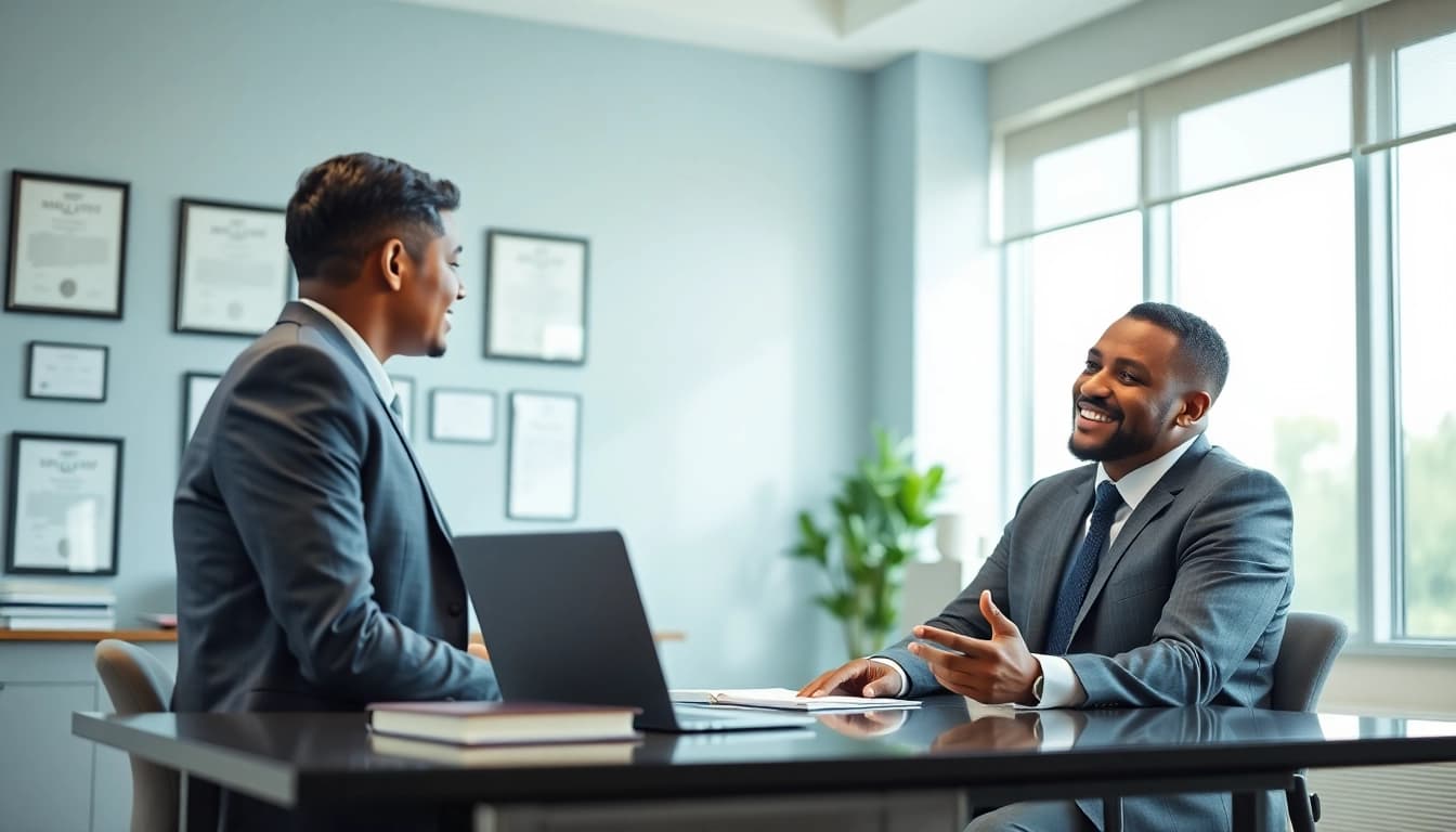 Consulting session at https://www.lalitlaw.com with an employment attorney and diverse client.