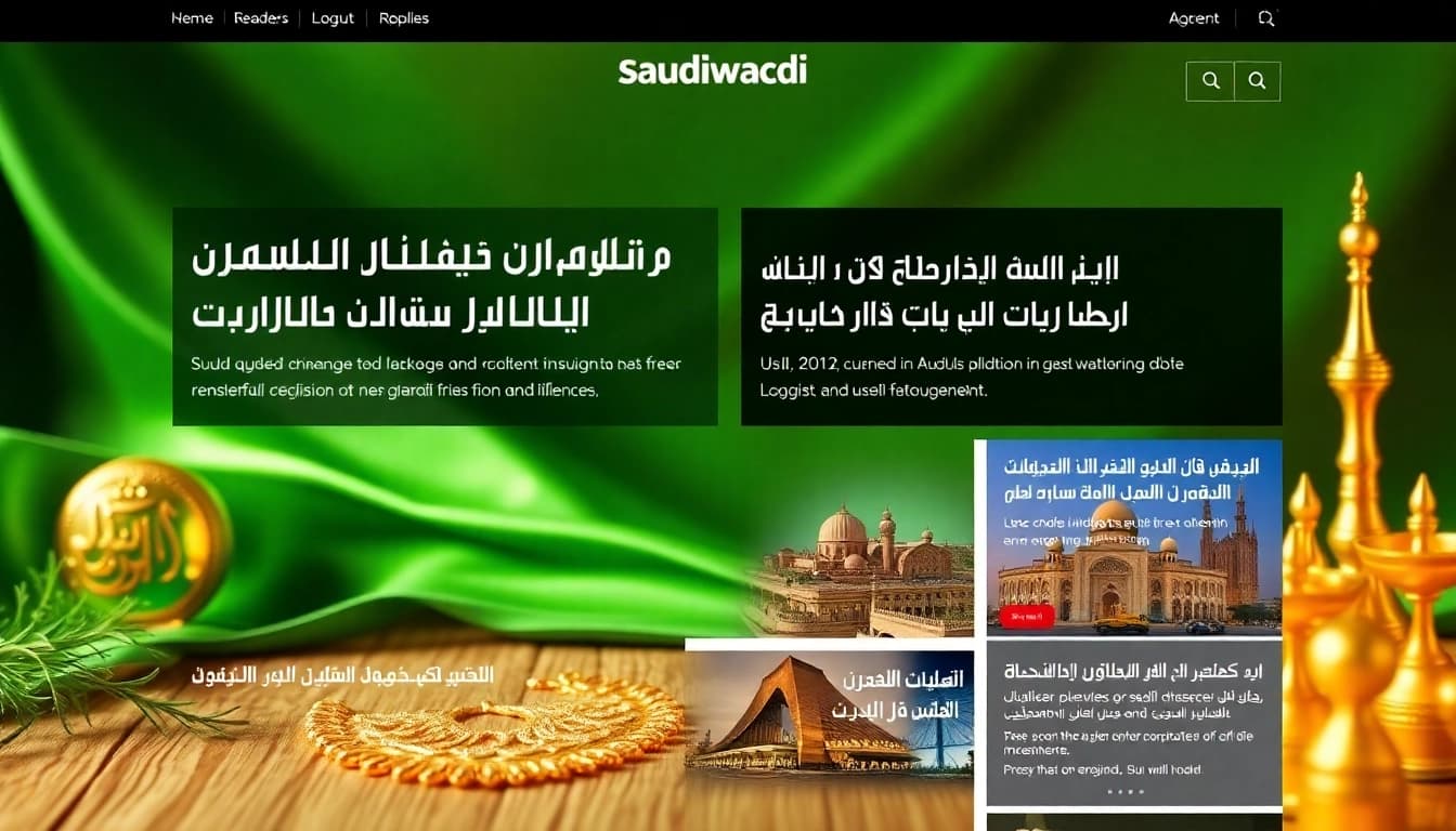 استكشف المواضيع الحديثة على saudiwadi.com بتصميم يجذب الانتباه وفن جميل.