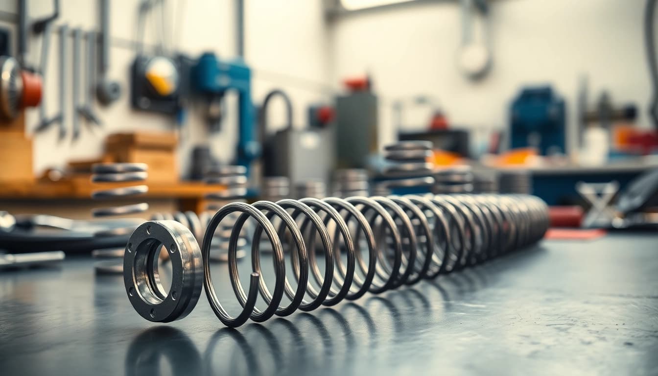 Gas Spring Supplier showcasing precision components with distinct metallic textures.