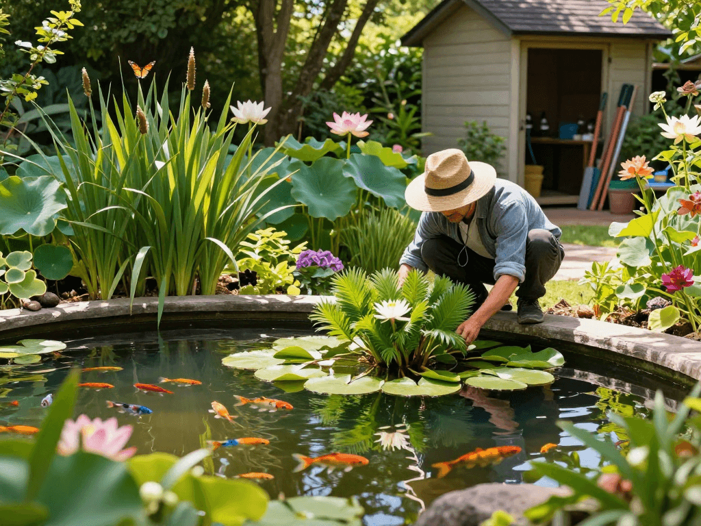 Buy pond plants online to enhance your garden with vibrant water lilies and aquatic plants.