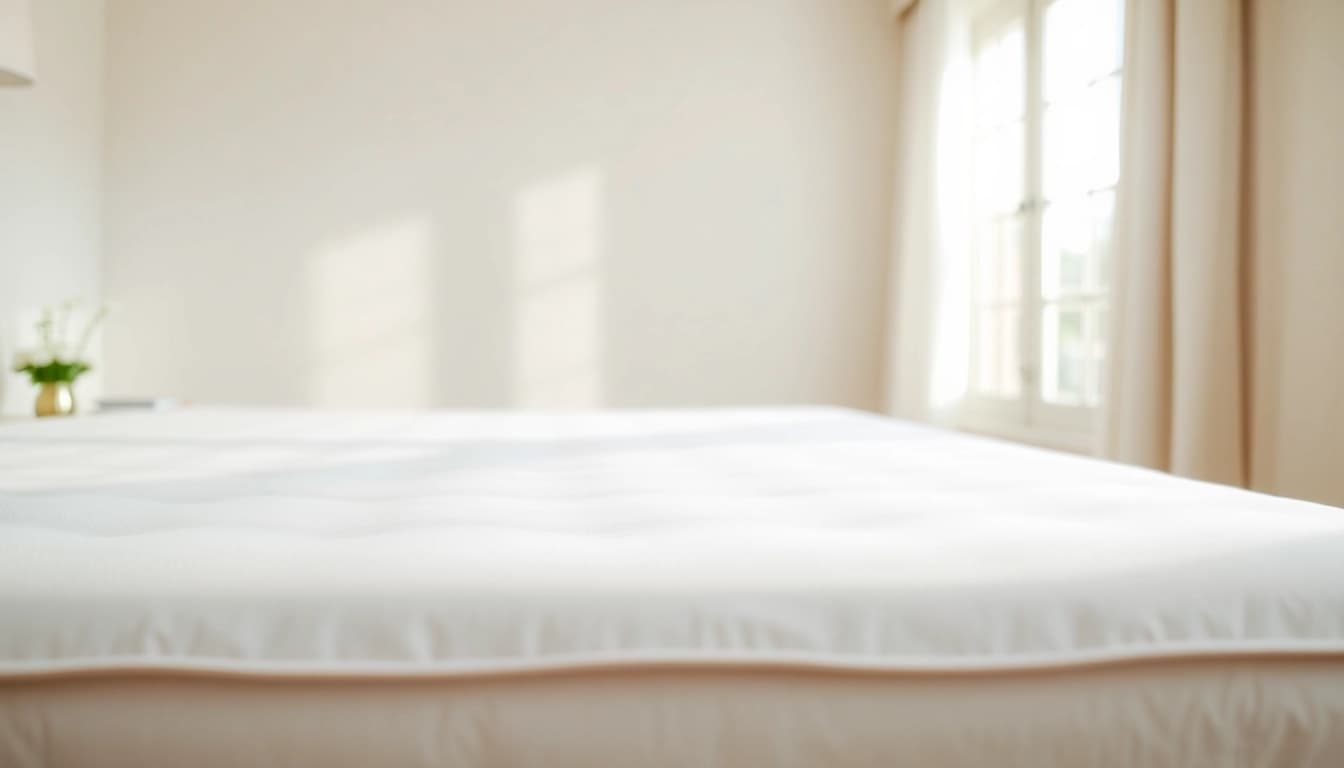 Enhance your sleep with a premium tempur protector displayed elegantly on a stylish bed.