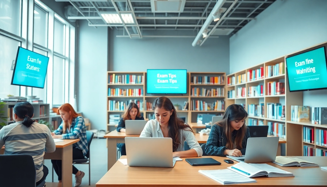 Enhance your exam support experience with a motivating study environment featuring collaboration.