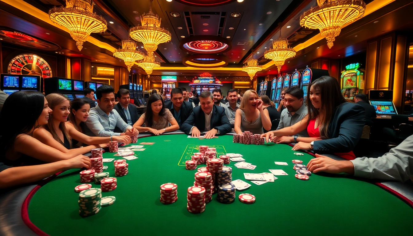 Experience the thrill of winning at SC88 with vibrant casino games and eager players.