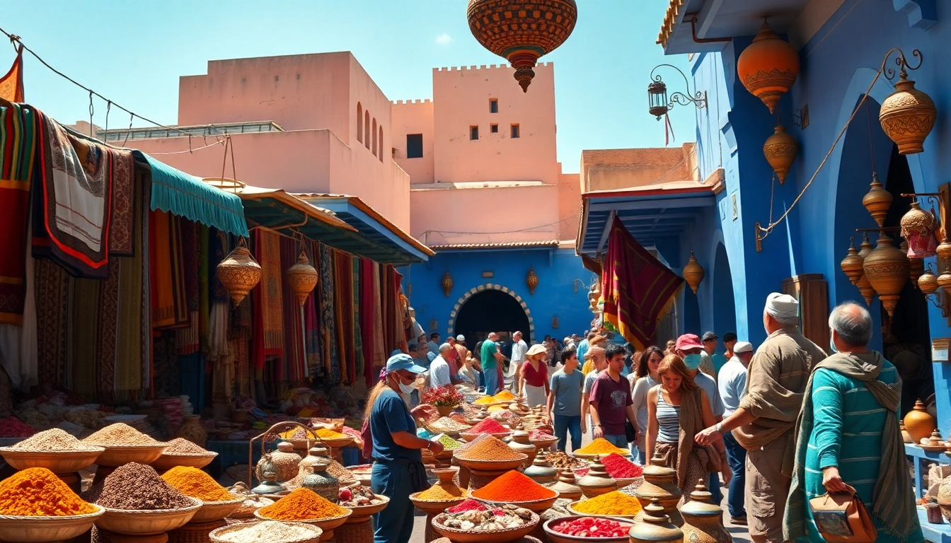 Experience the culture and vibrancy of Morocco at a lively market while you visit morocco.