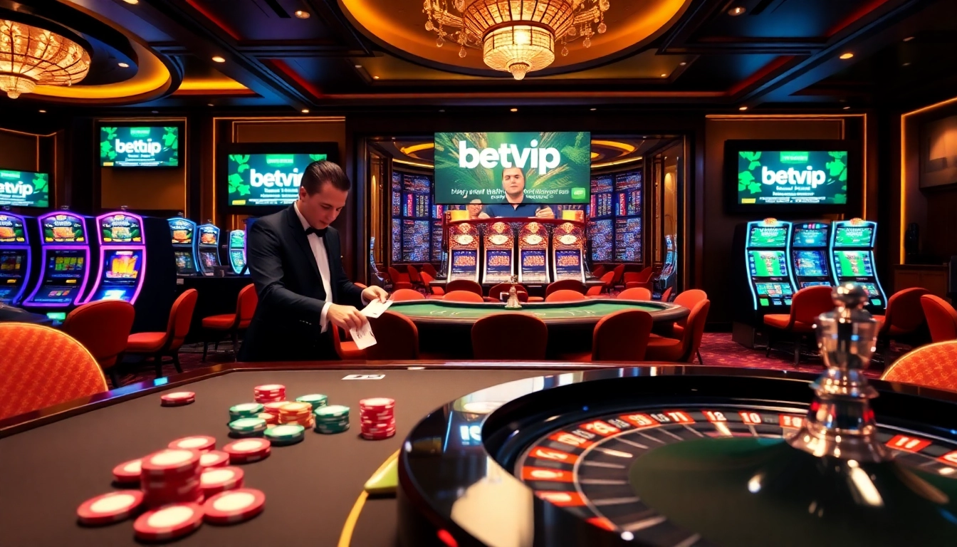 Trải nghiệm cảm giác thắng cược tại casino sang trọng của betvip với các người chia bài chuyên nghiệp và các trò chơi sôi động.