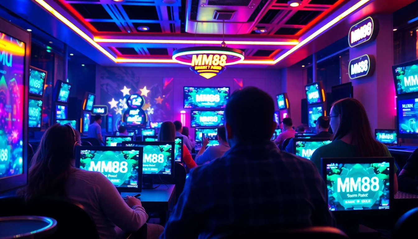MM88 gaming platform showcasing vibrant, user-friendly interfaces for an engaging online experience.