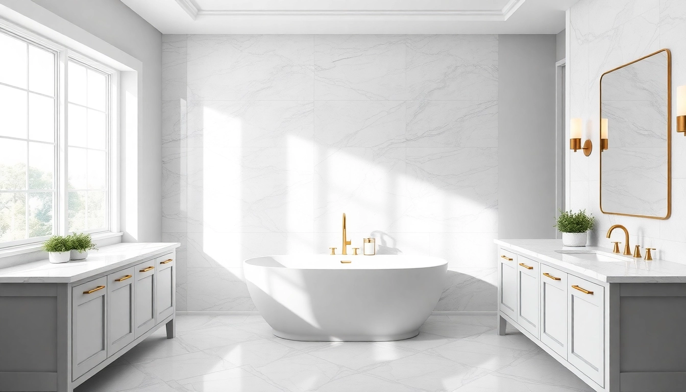 Modern bathroom remodeling featuring elegant designs and stylish fixtures
