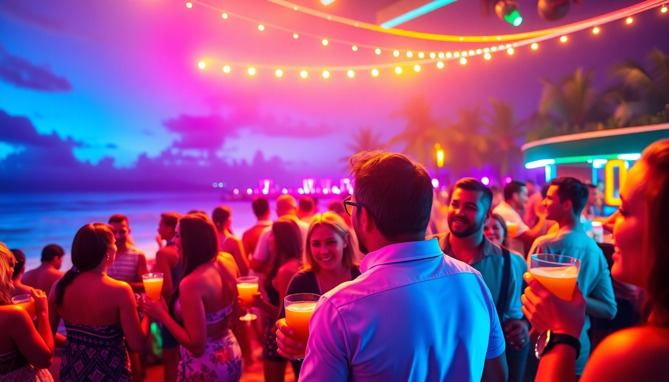 Discovering fun places for party in puerto rico with friends enjoying nightlife and vibrant beach clubs.