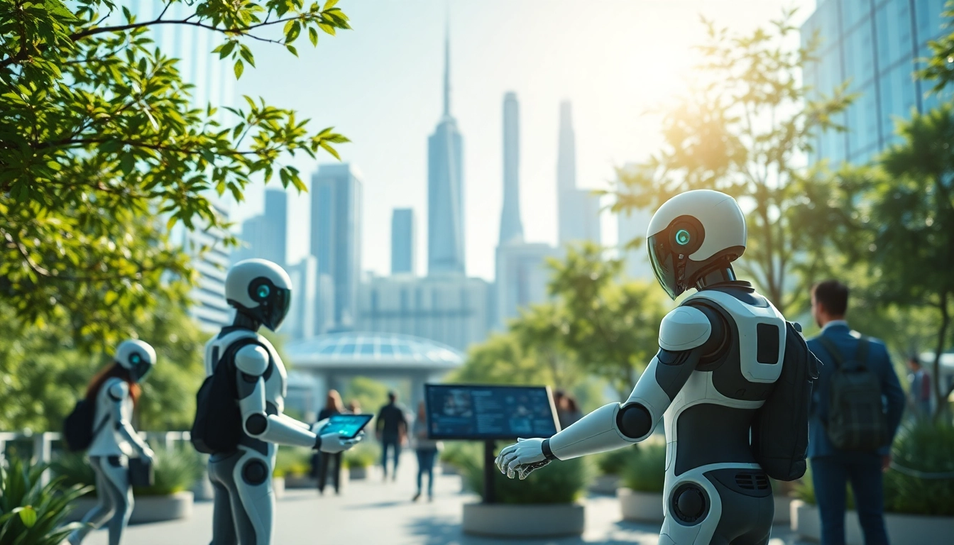 Interact with technology at https://mohamedmmblog.tech, highlighting smart devices in a futuristic setting.
