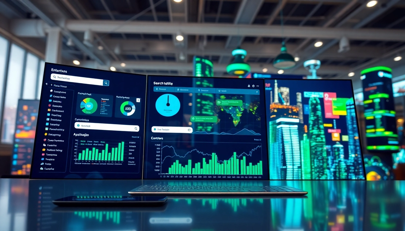 Engaging enterprise search engine dashboard highlighting innovative data analytics features.