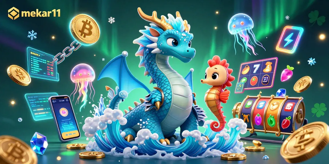 Experience thrilling action at mekar11 with a vibrant underwater casino scene featuring unique gaming elements.