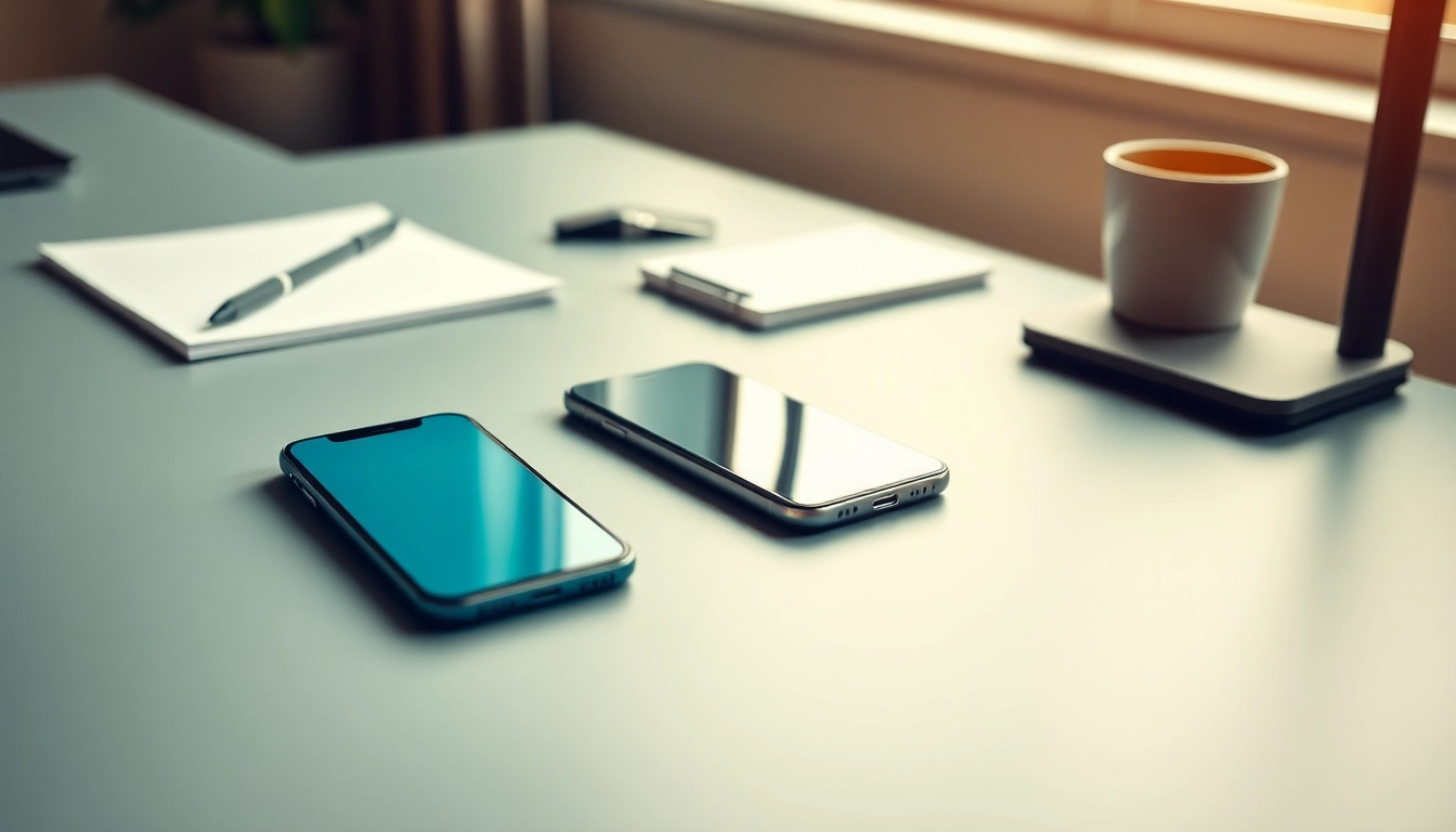 Record phone conversations seamlessly with this professional call recording setup featuring a smartphone.