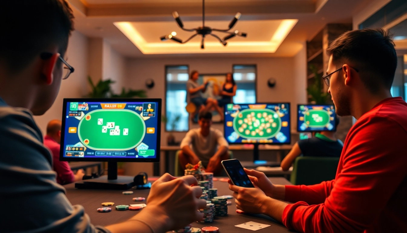 Daftar Domino88 game dengan pemain yang asyik bermain di lingkungan nyaman dan penuh warna.