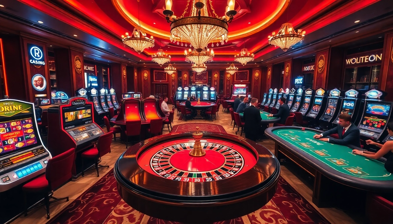 Découvrez l'excitation au meilleur casino en ligne avec du poker à enjeux élevés et des tables de roulette élégantes.