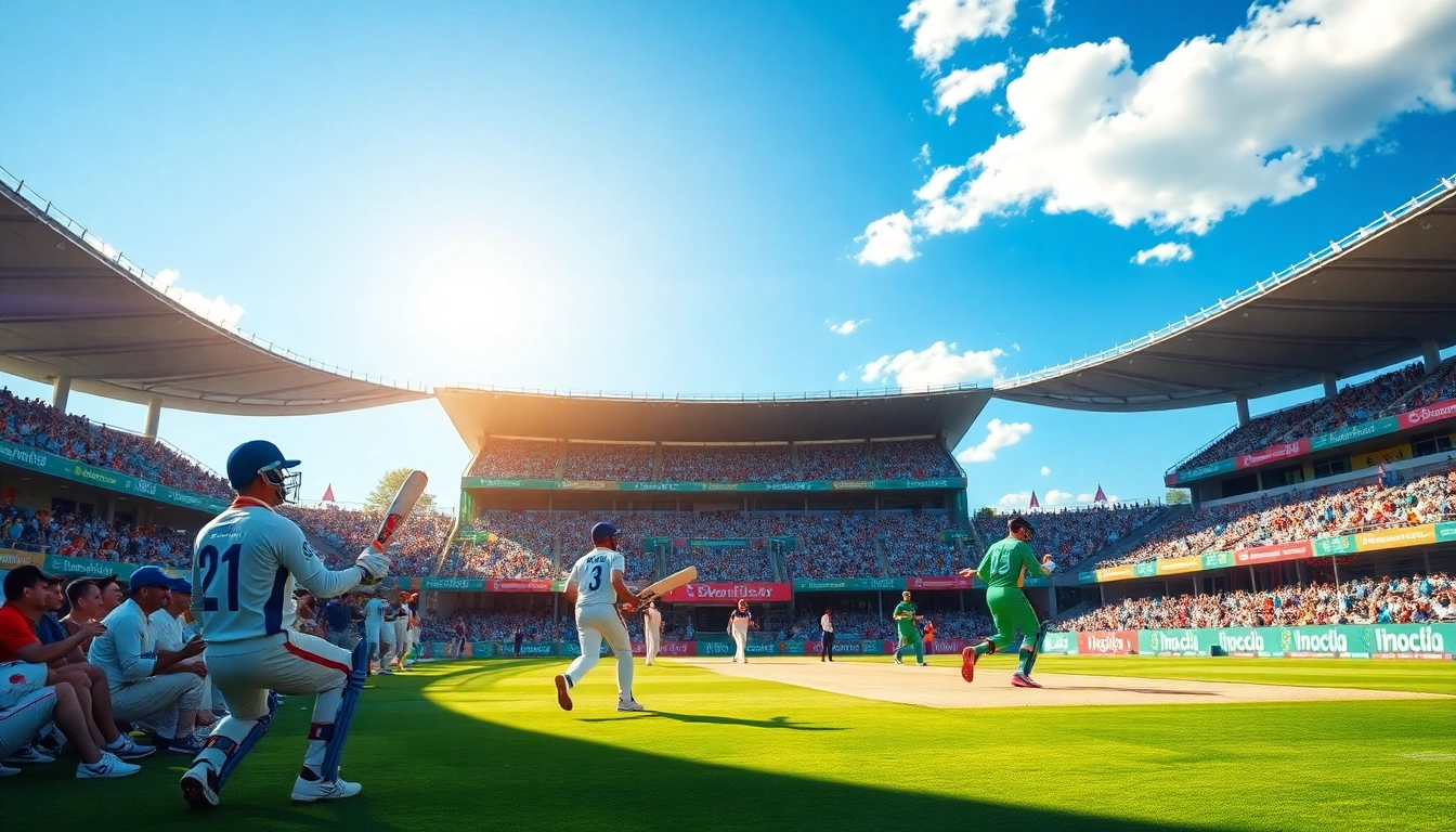 Engaging scene depicting todays ipl match winner prediction with vibrant stadium atmosphere and excited fans.