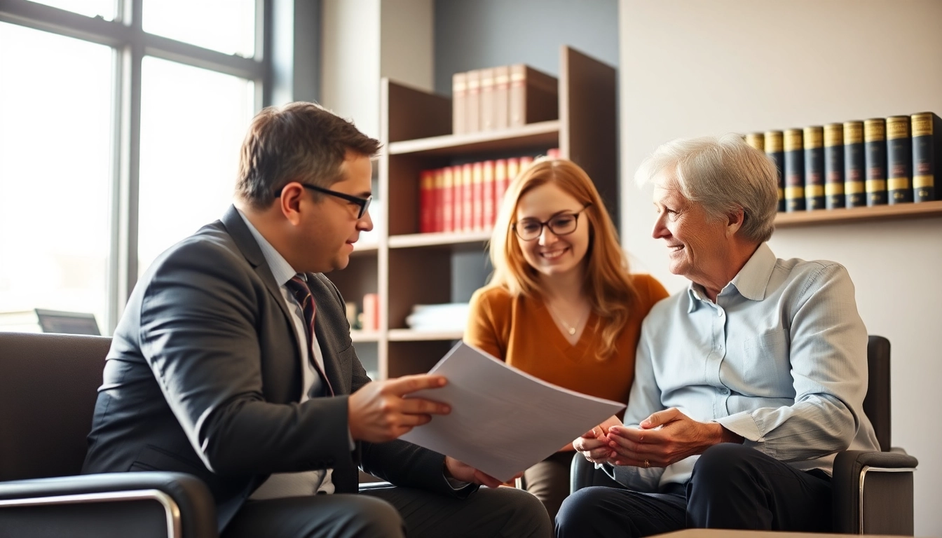 Consultation with Seattle Social Security Disability Lawyers emphasizing professionalism and trust.