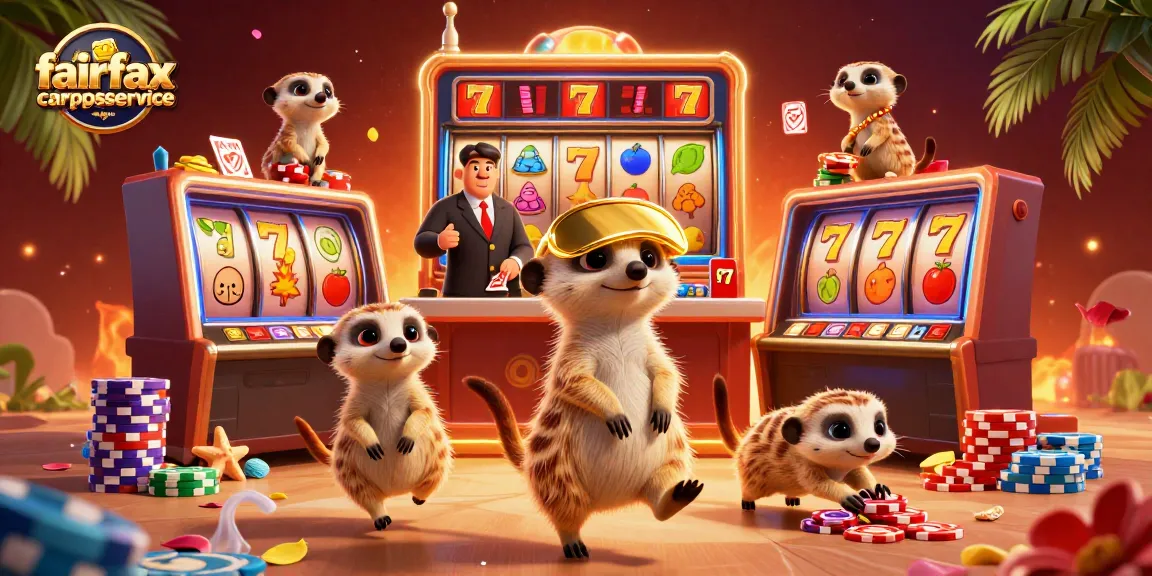 Experience thrilling wins at fairfaxcarpetservice while meerkats operate an exciting slot casino.