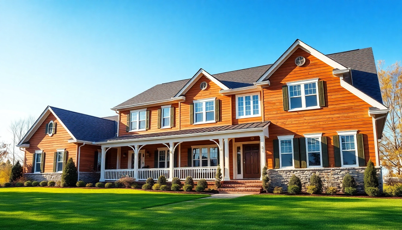 Showcasing colonial home new build construction with serene landscaping, inviting atmosphere.