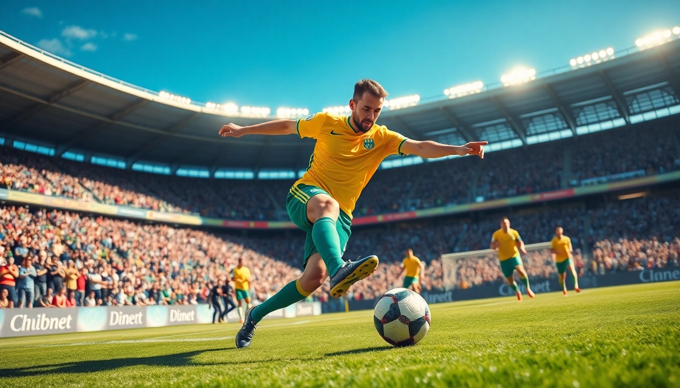 Experience thrilling action in a soccer match featuring ผลบอลสด888 and dynamic gameplay.