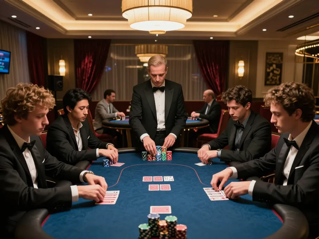 Engaged players strategizing in a VIP room poker game at vipwin, extracting maximum excitement.