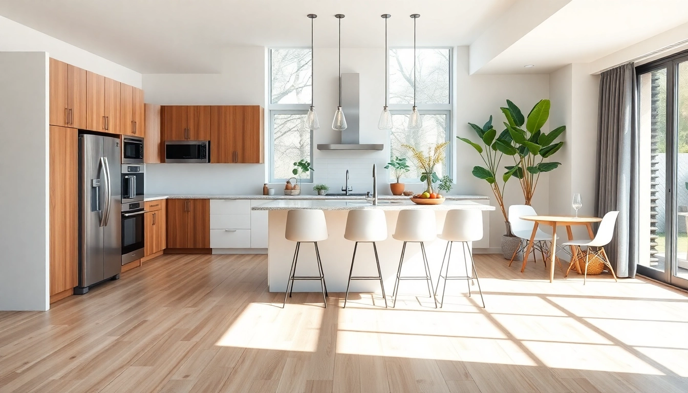 Revitalize your space with this elegant home renovation kitchen showcasing modern design features.