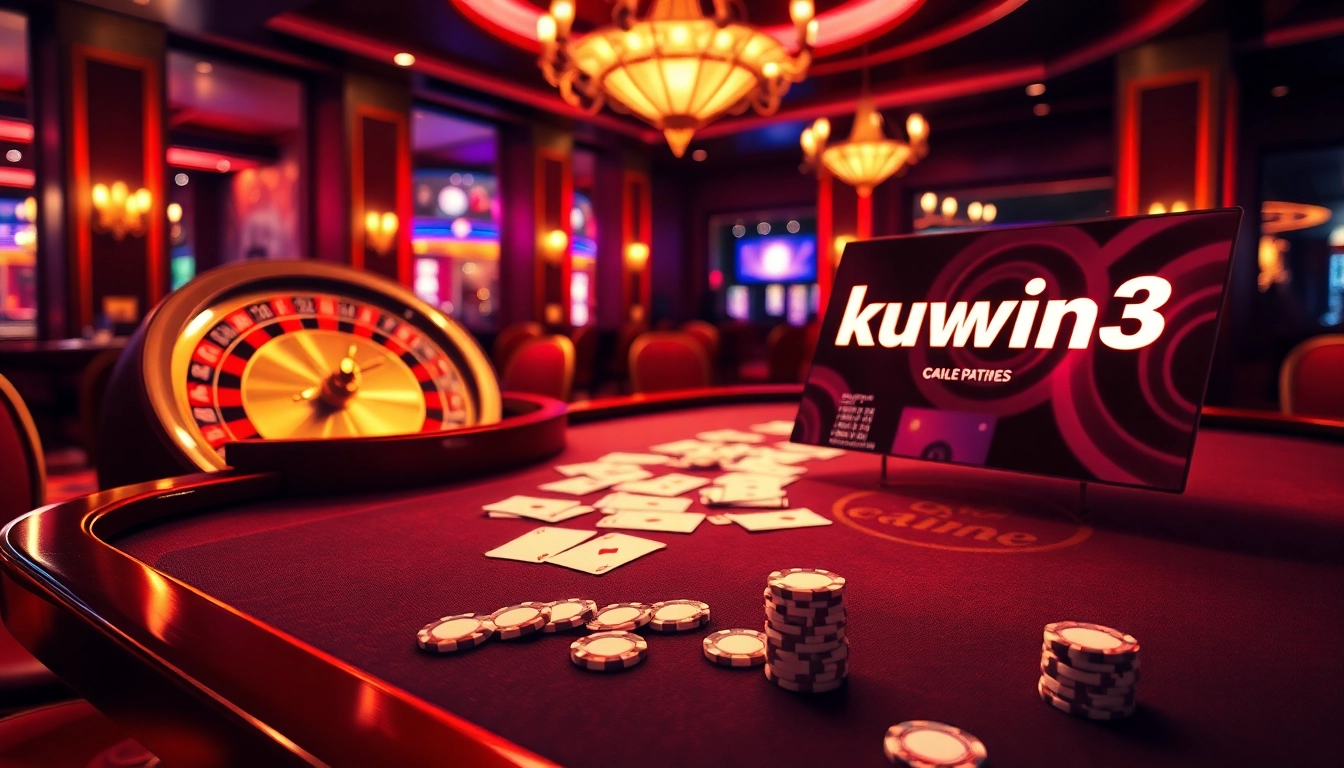 Experience thrilling moments at kuwin 3 with vibrant casino games, roulette, and poker experiences.