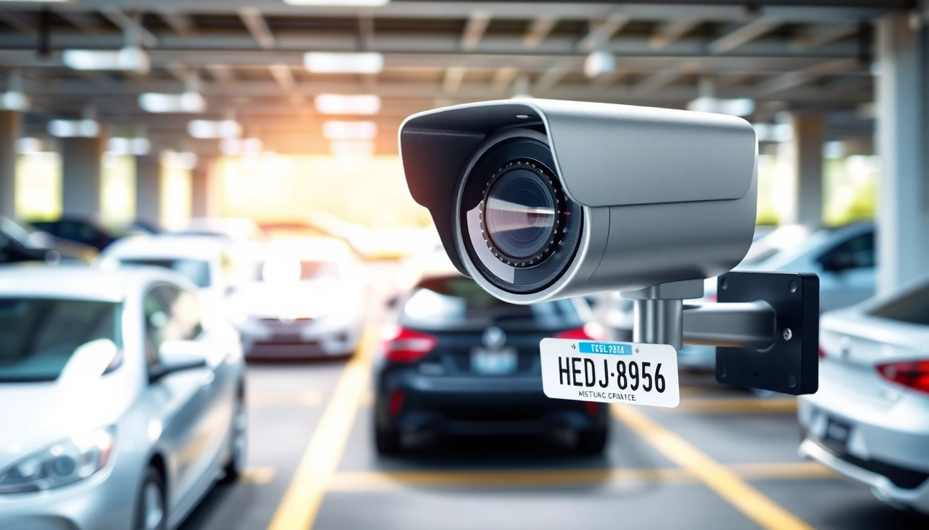 Capture vehicle details with the license plate recognition camera for enhanced security.