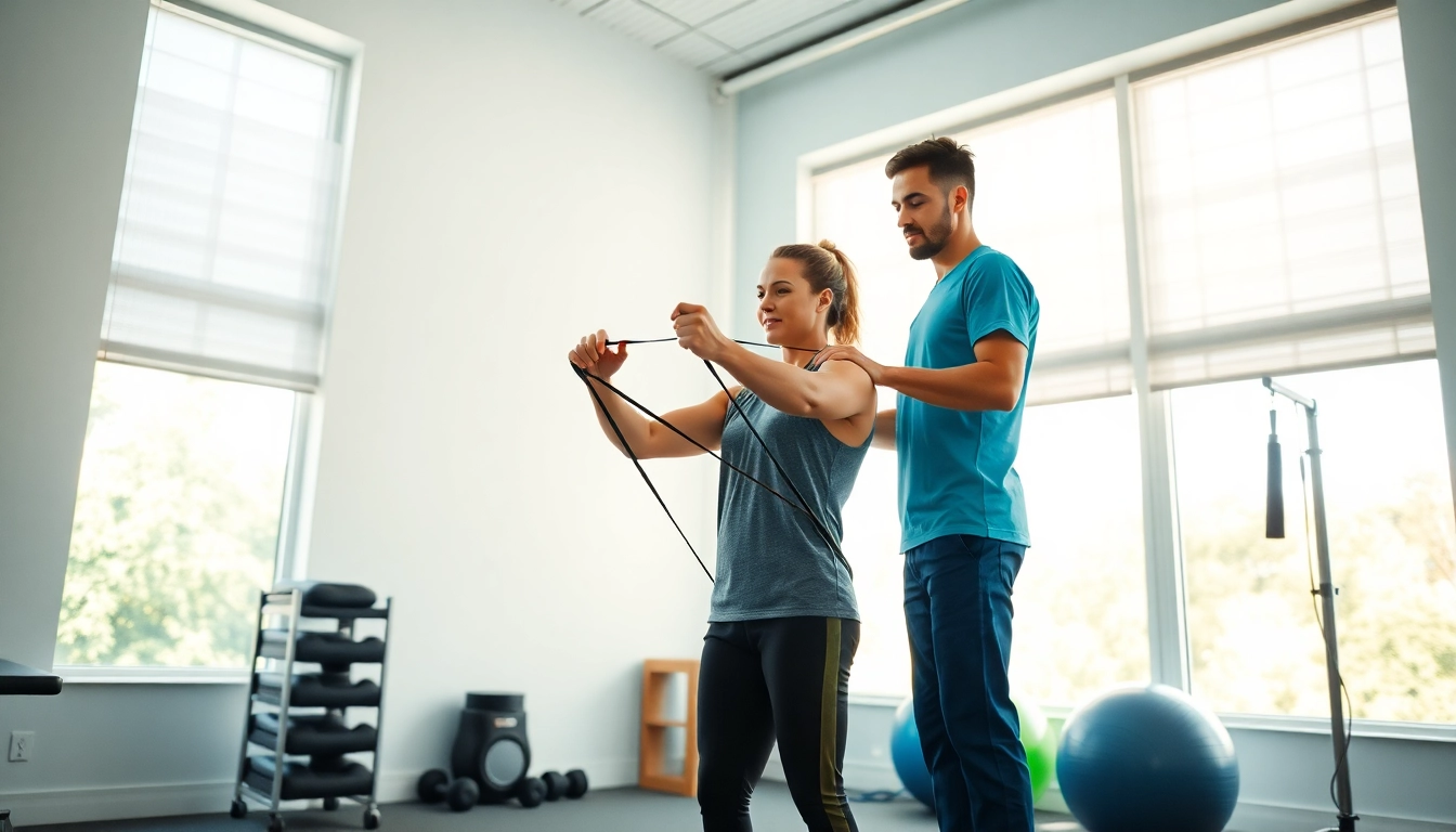 Enhance recovery at https://www.fhpts.com with a professional therapist guiding an athlete.