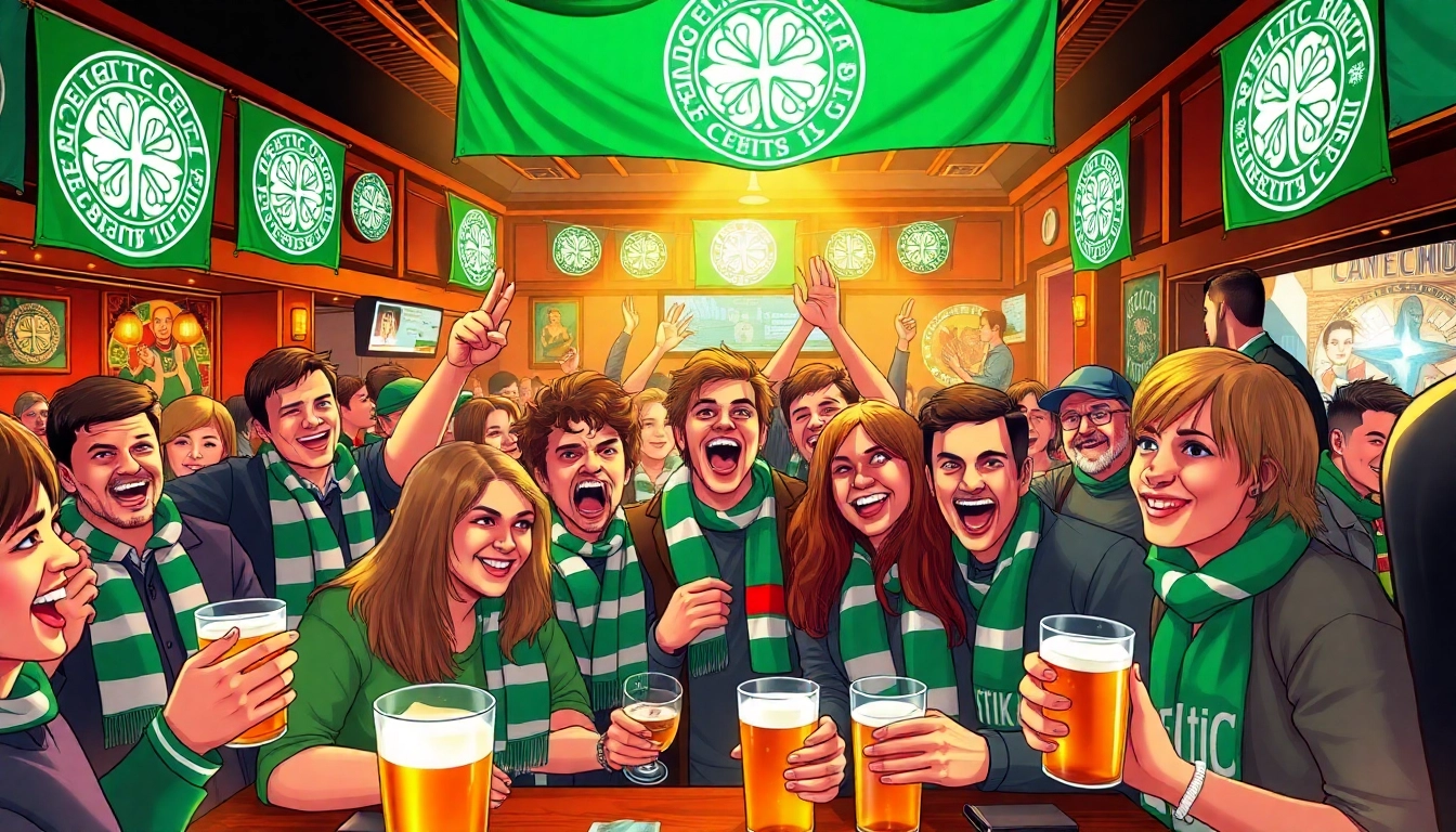 Fans celebrating at the csc hamburg with team colors and vibrant atmosphere.