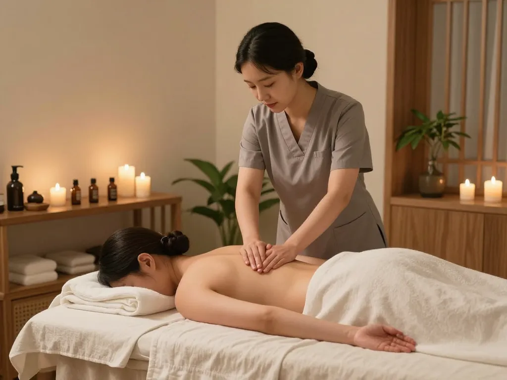 Experience relaxation with 서초스웨디시 at a peaceful spa featuring massages, soothing ambiance, and warm lighting.