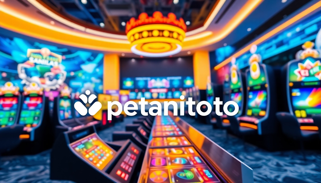 Menggambarkan petanitoto dalam suasana permainan slot online yang mengasyikkan dan menarik perhatian.