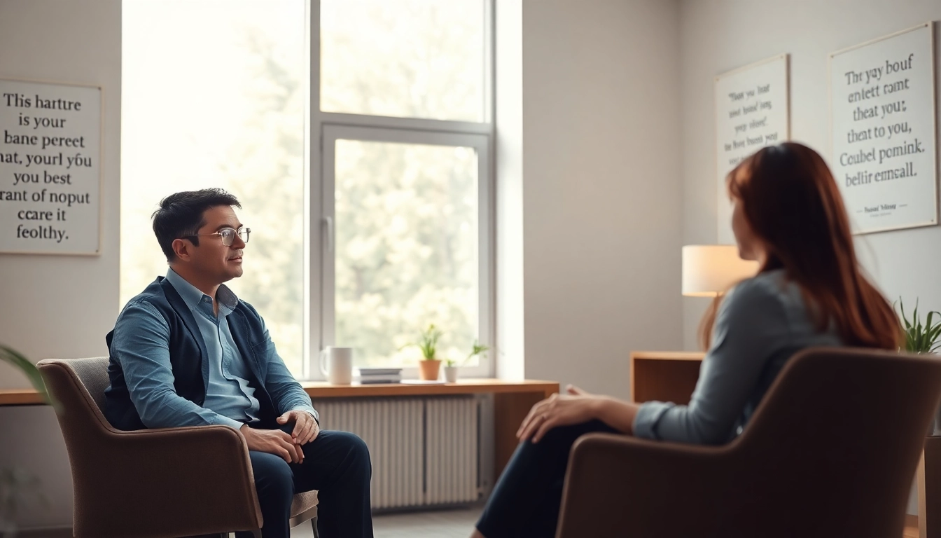 Engaging career coach helping find my true calling in a warm, inviting office.