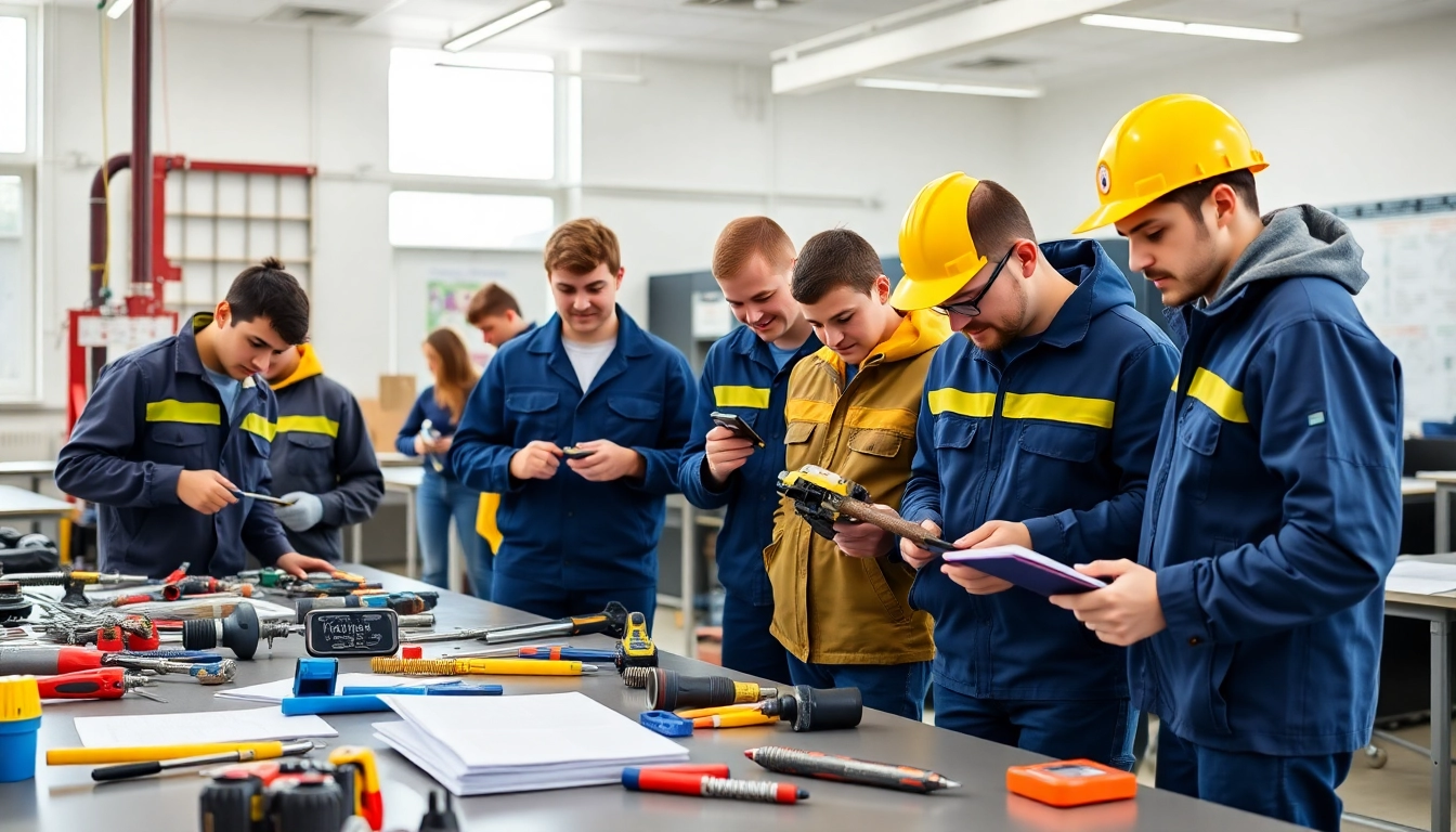 Students training at a Trade School In Tennessee to enhance practical skills and careers.