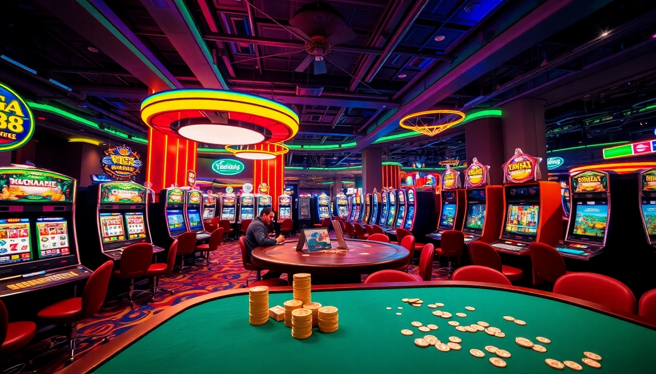 Rasakan sensasi bermain vegas88 di kasino yang penuh warna dengan suasana yang energik.