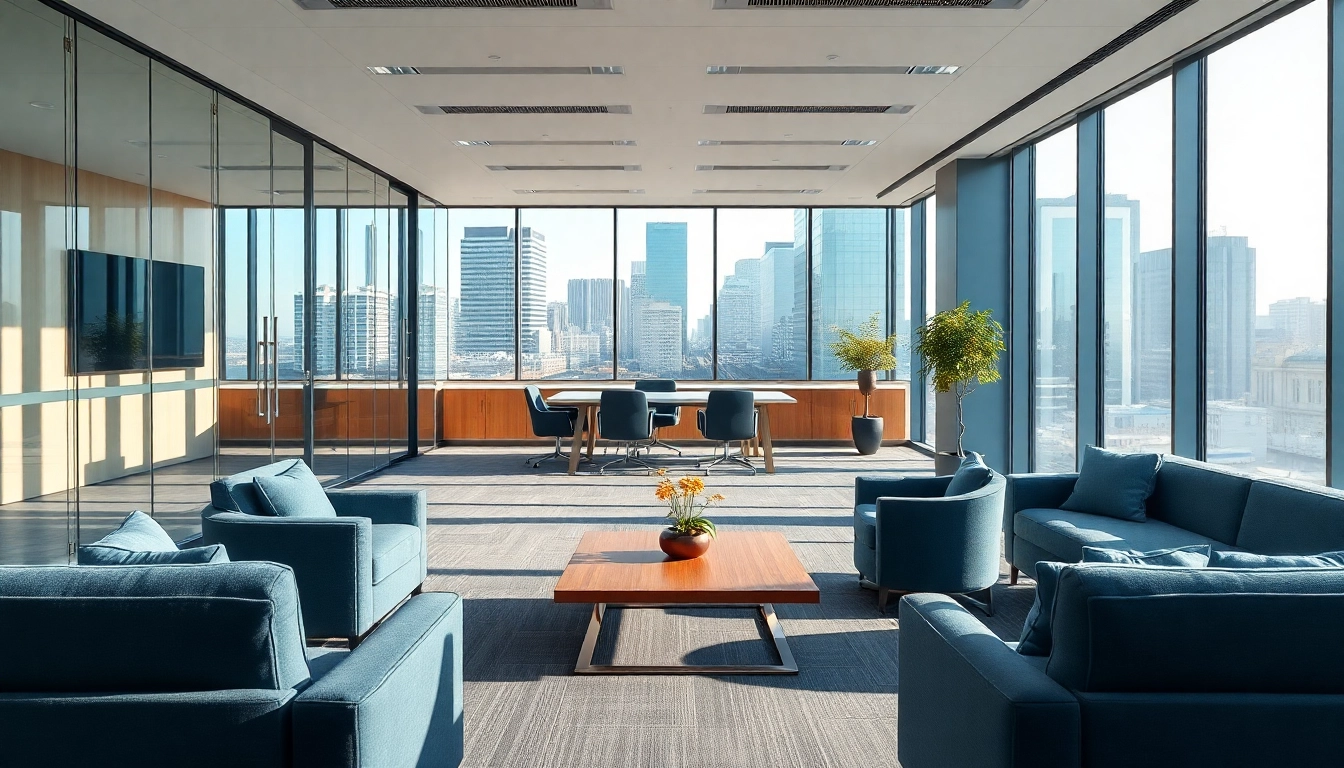 Contemporary office to rent Nottingham with modern design elements and city views.