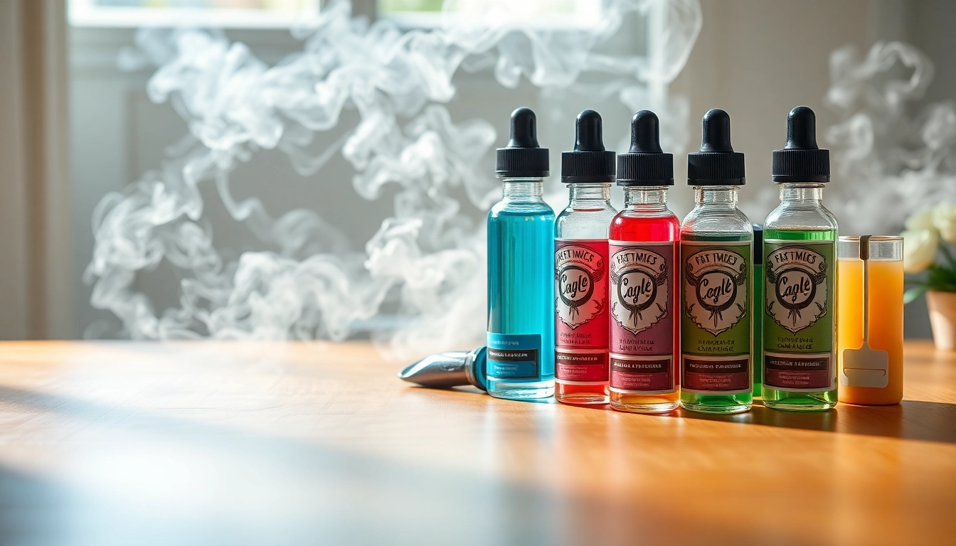 Vape Juice Depot's diverse range of premium vape products showcasing vibrant eliquids and devices.